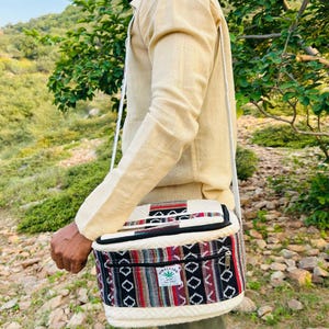 hemp tiffin box carrier bag