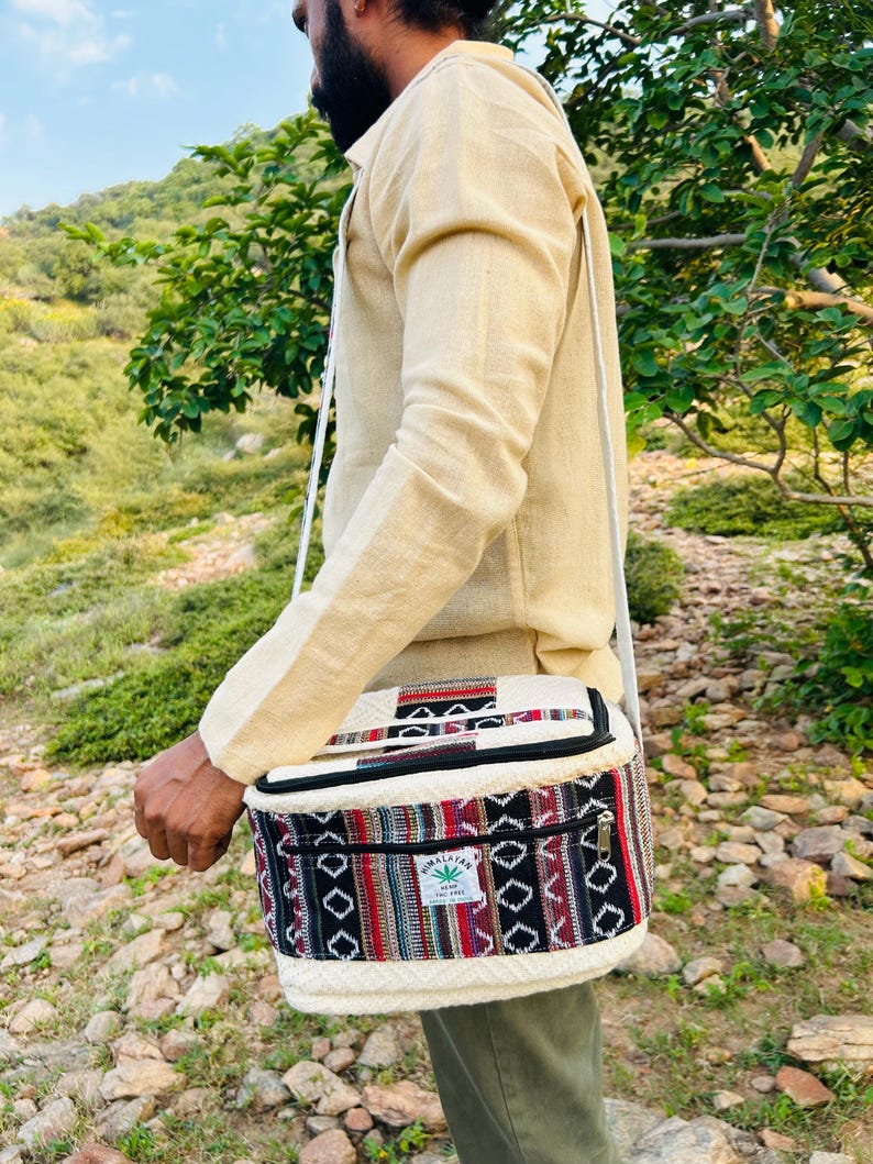 hemp tiffin box carrier bag