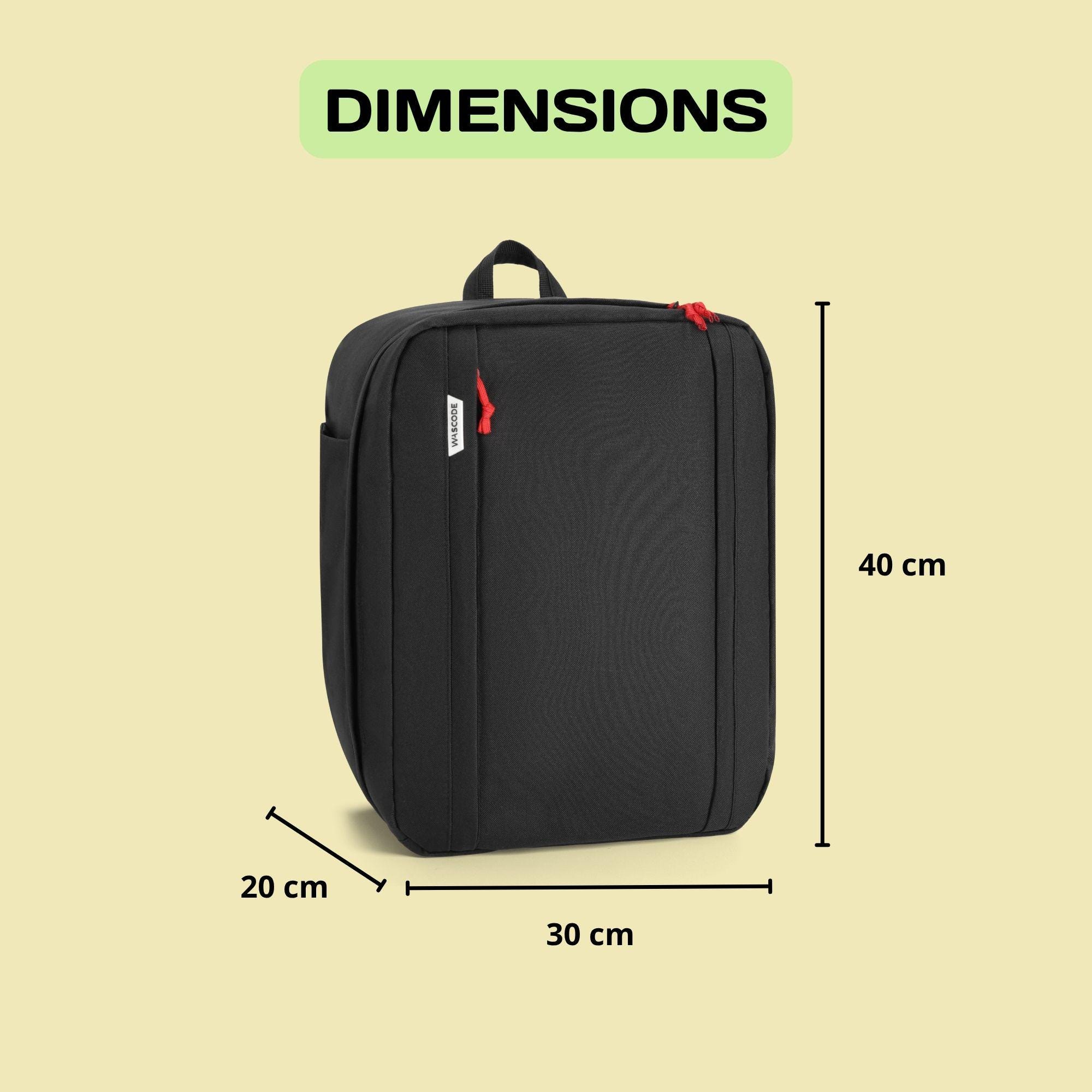 Easyjet Cabin Bag 40x30x20 Carry On Travel Backpack - Laptop Friendly, Lightweight