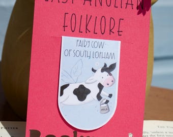 East Anglian Folklore | illustrated Fairy Cow | Magnetic Bookmark