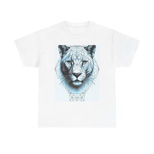 Stylish Lion Graphic Tee, Animal Lover Shirt, Unisex Cotton T-Shirt, Unique Gift for Him/Her, Trendy Casual Wear