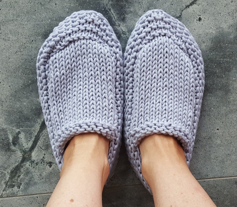 Quick Knit Family Slippers PDF Knitting Pattern Saxon - Etsy Australia