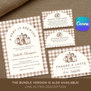 coffee bean baby coffee baby invite baby brewing invite coffee theme baby shower coffee baby shower brewing bean baby shower invite template image 10