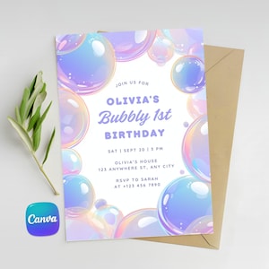 bubble birthday party invitation template foam birthday party invite bubble party foam birthday invite editable template bubble foam party