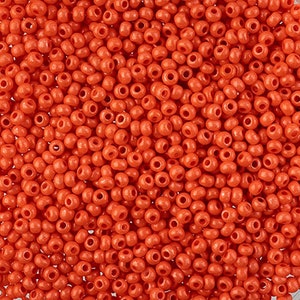 Preciosa Cuentas de Semillas Checas 10/0 - Terra Naranja Intenso (Bolsa de 25 g)