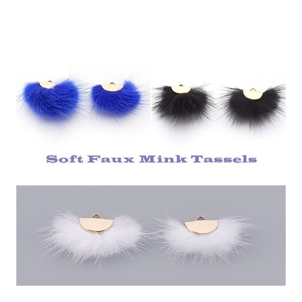 mink faux fur shawl