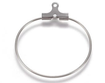Ronde ringoorbellen van 295 mm roestvrij staal 10 stuks