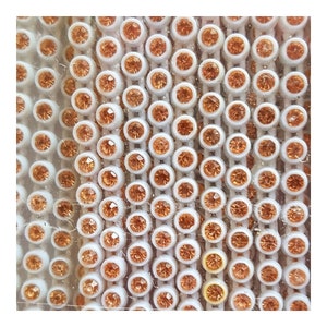 Rhinestone Banding - SS6 White with Peach Colour Glass Stone
