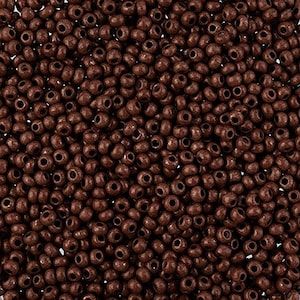 Preciosa Cuentas de Semillas Checas 10/0 - Terra Intensive Brown (Bolsa de 25 g)