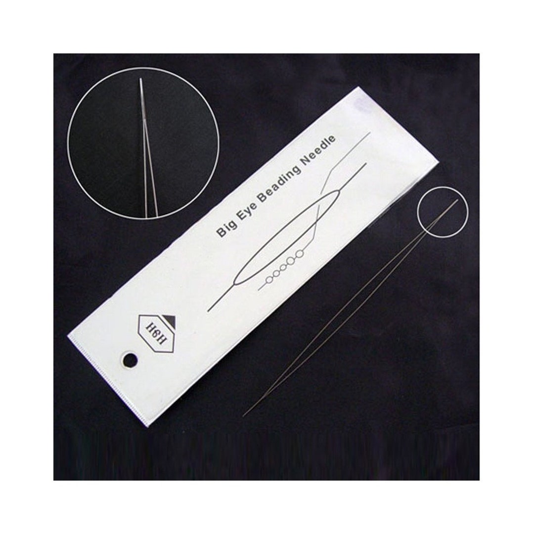 Big Eye Beading Needles Expandable 75mm Stainless Steel Etsy