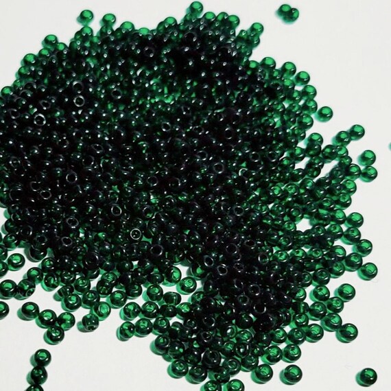 Transparent Teal AB - Bugle, #2 25g Transparent Teal AB - Bugle, #2 25g