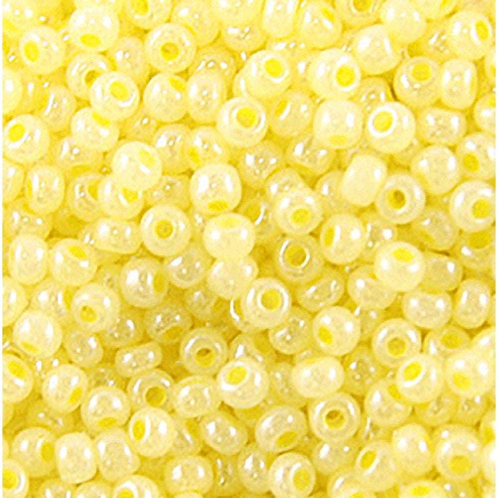 11-273, Miyuki 22g Pale Yellow Lined Crystal AB 11-273, Miyuki 22g Pale Yellow Lined Crystal AB