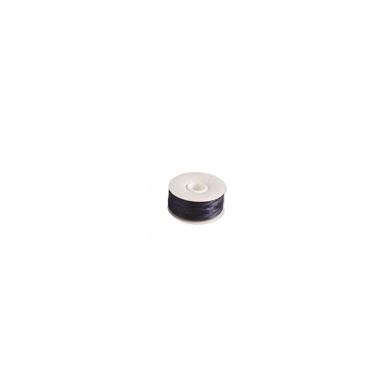 Coats Nymo® Size D Black, Beading Thread Nylon 64yd Spool Dia 03 image 3