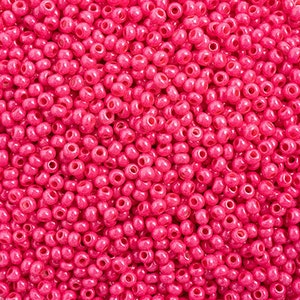 Perlas de semillas checas Preciosa 10/0 - Terra Intensive Pink (bolsa de 25 g)