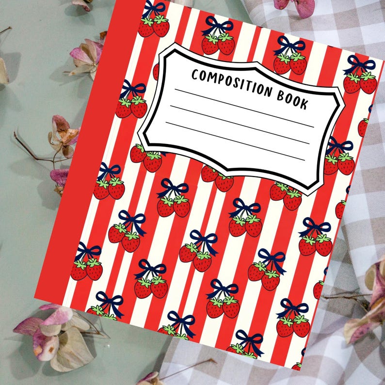 Composition Notebook Covers Bundle, Canva Editable Back to School ...