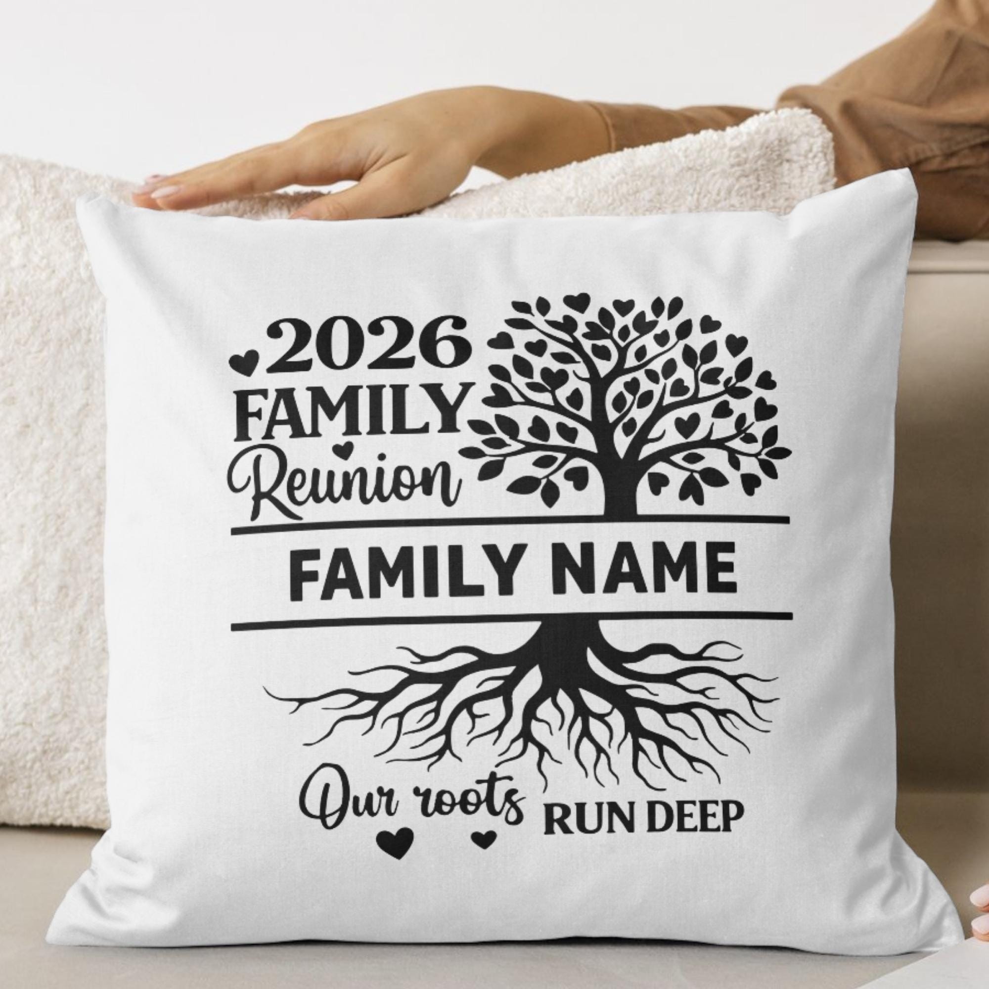 Family Reunion Tree 2026 SVG Bundle | Custom Family Name T-shirt Design ...