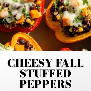 Cheesy Fall Stuffed Peppers Recipe PDF