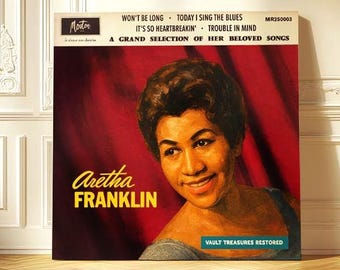 Aretha Franklin Vintage Soul Art Print | Restored 1960s Poster (Digital Download)