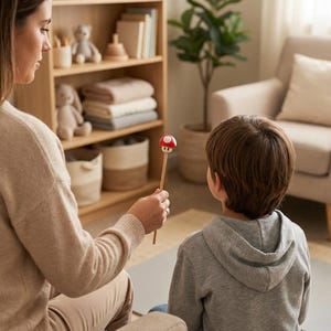 Varinhas mágicas para estimulação bilateral (EMDR) – varinhas terapêuticas artesanais para trabalhar com crianças.