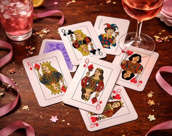 Custom Playing Cards with Your Photos. Card Game for Bachelorette Party