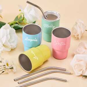 Custom Stainless Steel Tumbler, Wedding Party Favor, Bridesmaid Proposal Gift, Name Cup, Bachelorette Party Accessory, Company Event Item image 5