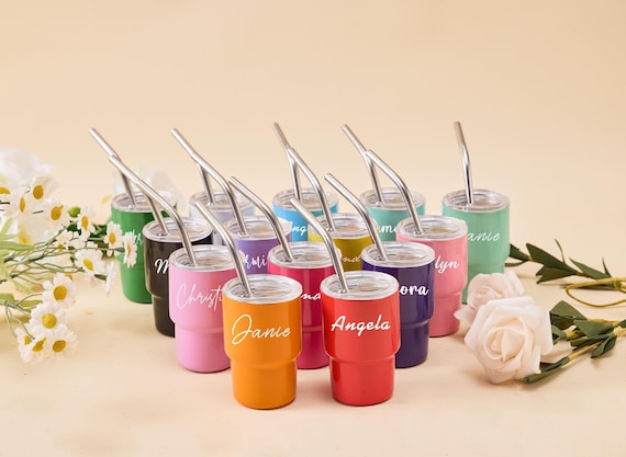 Personalized Stainless Steel Tumblers, Bachelorette Party Gift, Bridesmaid Proposal Gift, Wedding Party Favor, Wine Tumbler, Cups with Names