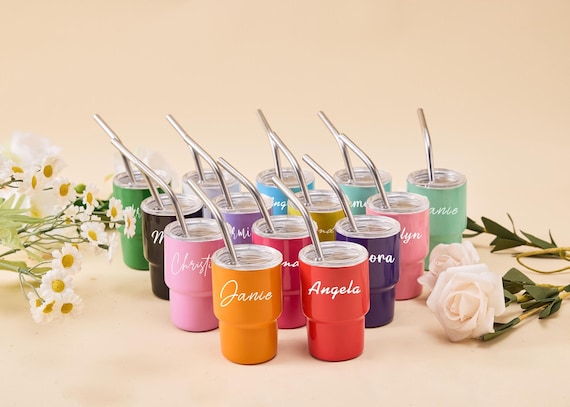 Custom Stainless Steel Tumbler, Wedding Party Favor, Bridesmaid Proposal Gift, Name Cup, Bachelorette Party Accessory, Company Event Item