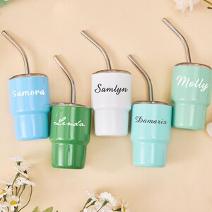 Custom Stainless Steel Tumbler, Wedding Party Favor, Bridesmaid Proposal Gift, Name Cup, Bachelorette Party Accessory, Company Event Item image 2