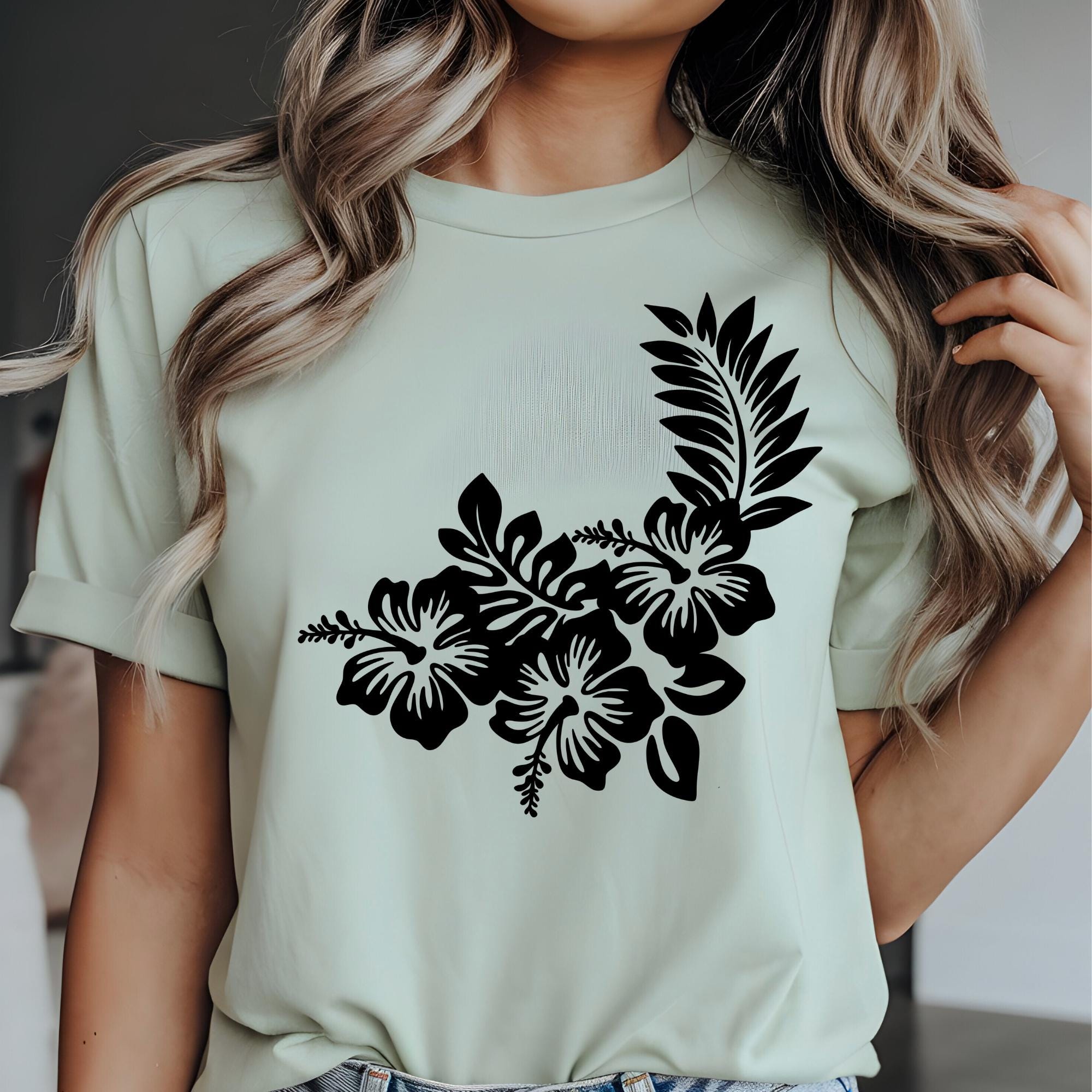 Hibiscus Svg Bundle, Tropical Flower Svg, Hawaiian Hibiscus Svg, Summer ...