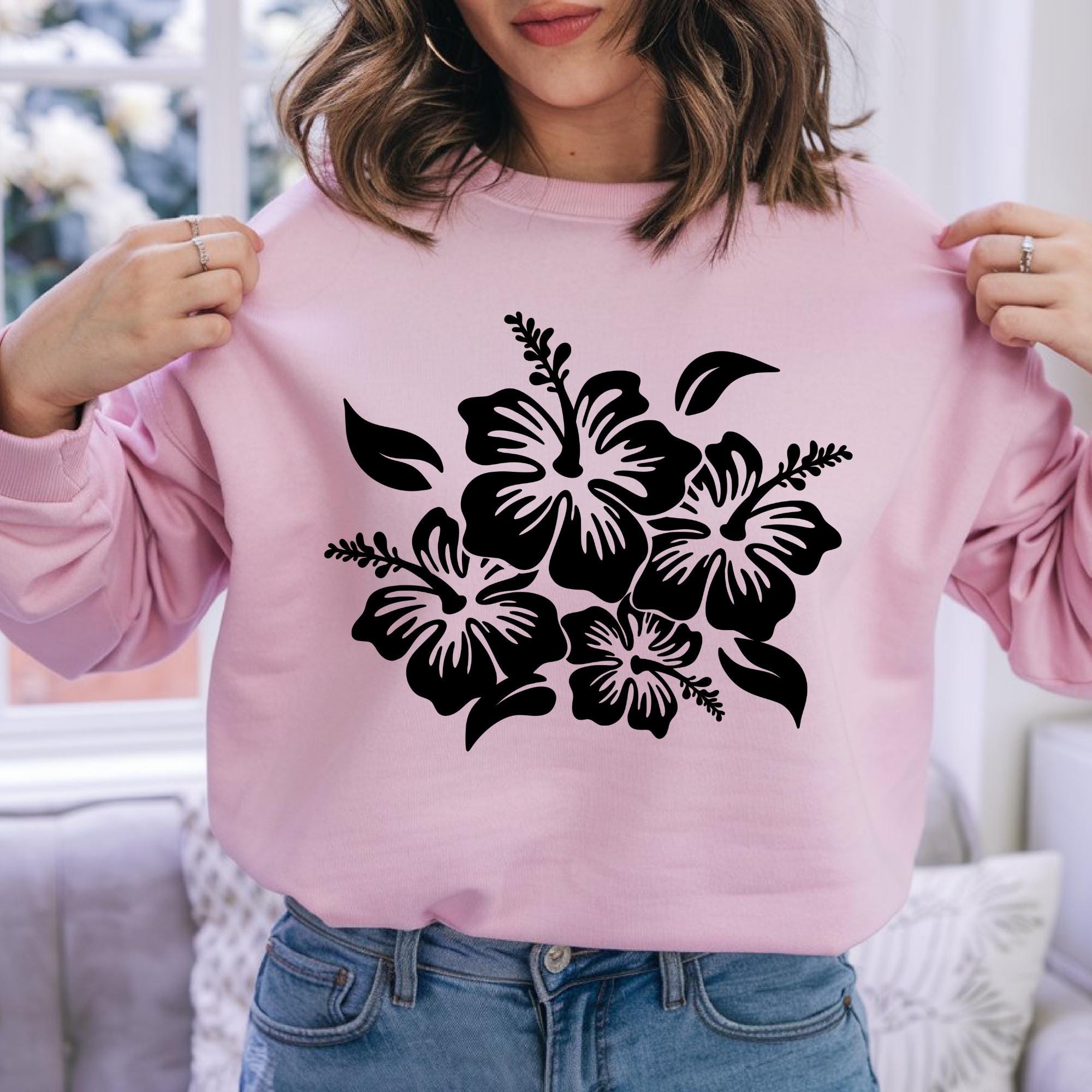 Hibiscus Svg Bundle, Tropical Flower Svg, Hawaiian Hibiscus Svg, Summer ...