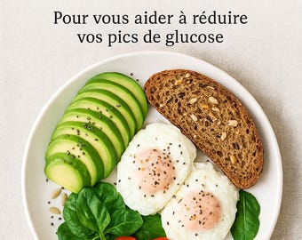 Ebook PDF – 28 recettes de petits déjeuners anti-pic de glucose - Sains, salés, sans fringale