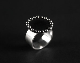 Sterling Silver Bubbles Ring 2 colours