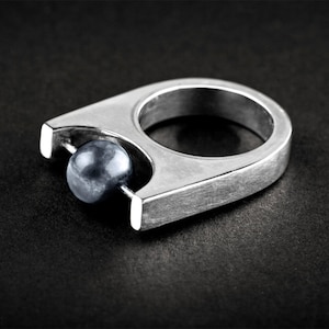 Pearl  Sterling Silver Ring