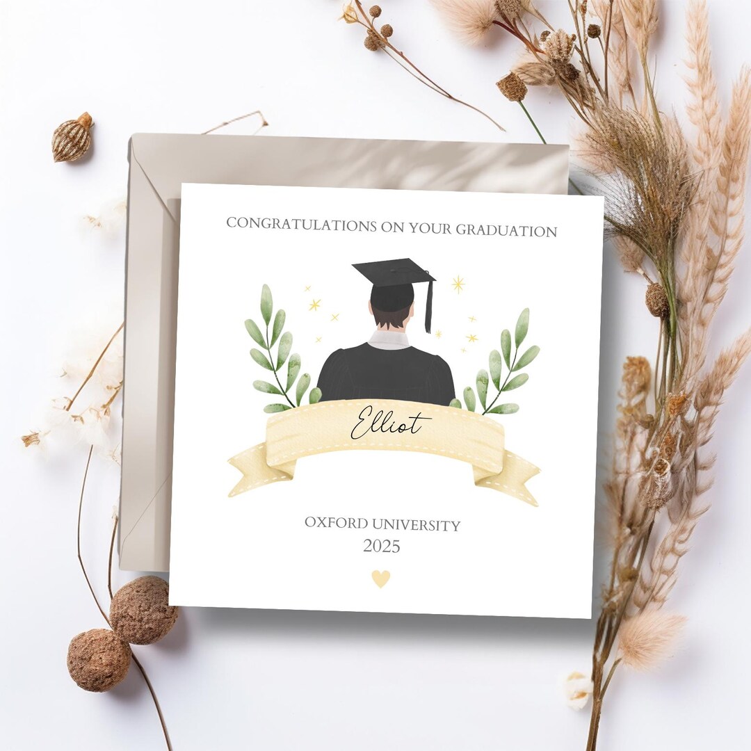 Personalised Graduation Card, Congratulations on Your Graduation Card ...