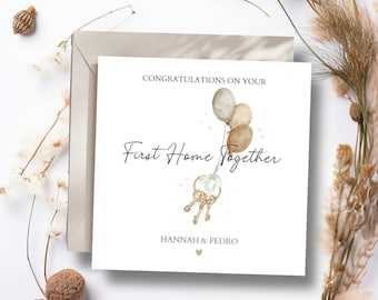 Personalised New Home Card, Happy New Home Card, First Home Together Card Very First Home Card, Forever Home Card, Neutral New Home Card