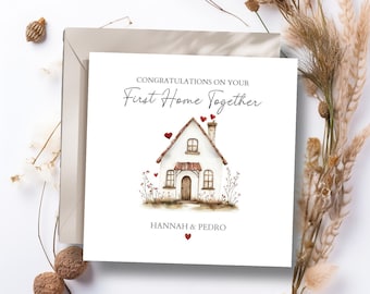 Personalised New Home Card, Happy New Home Card, First Home Together Card Very First Home Card, Forever Home Card, Neutral New Home Card
