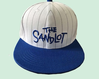 Sandlot Basketballkappe, Baseballkappe für Freunde oder Väter, schlichtes Stickmuster, verstellbare Unisex-Baumwollkappe