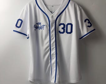 The Sandlot Jersey Benny 30 baseball jerseys and shirts, vintage Japanese samurai baseball jerseys