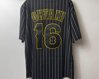Japan Baseball Jersey OHTANI 16 Black Shirt Team Japan Sportswear