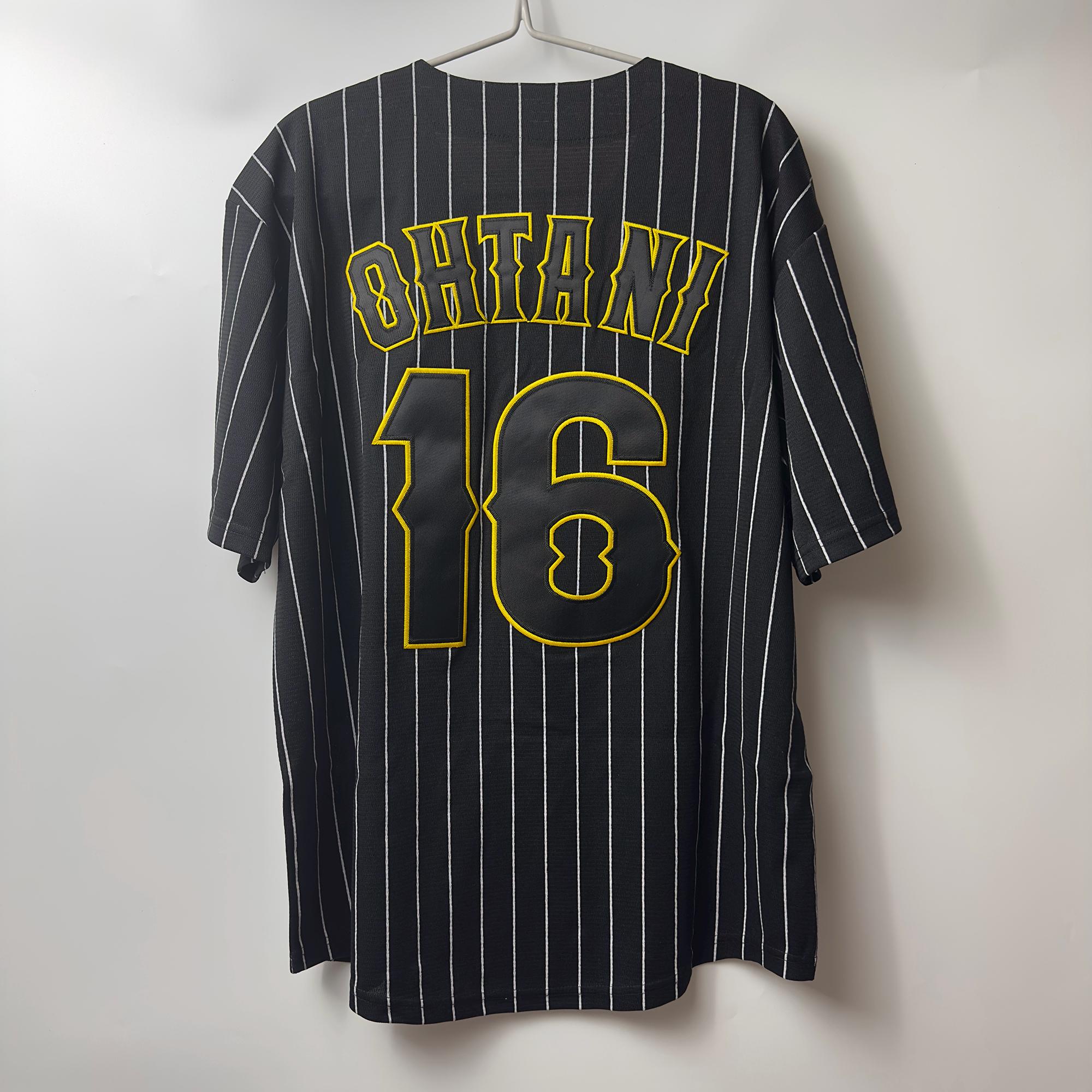 Japan Baseball Jersey OHTANI 16 Black Shirt Team Japan Sportswear