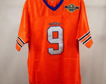 Bobby Boucher #9 Waterboy Footballtrikot Bourbon Patch Film Hip Hop Party Shirts Weiß Individuelles Footballtrikot Filmtrikot Jugend/Erwachsene