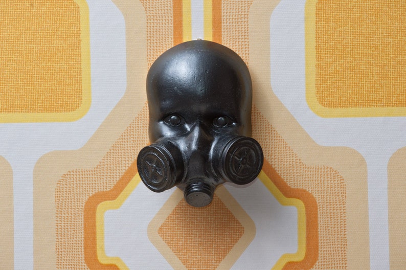 Gas Mask Doll Wall Art Mk 1 gunmetal image 1