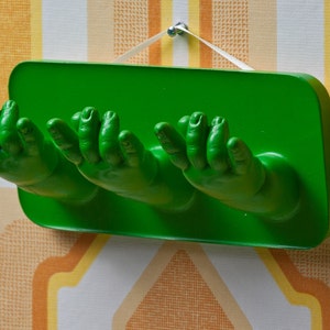 Vintage Doll Hand Jewelry Display / Bag Hooks / Wall Art - Zombie
