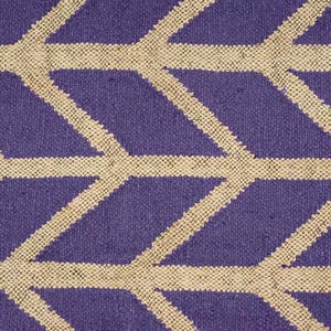 Handwoven Wool Jute Kilim Rug: Southwestern Reversible Flatweave