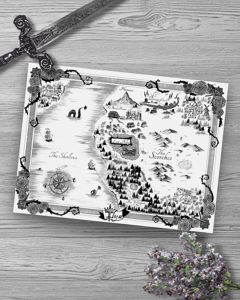 Powerless Map Print - Original Artist - Etsy