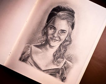Hermione Granger Hand-Drawn Portrait