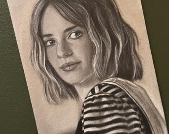 Robin - Maya Hawke - Original Drawing - Etsy