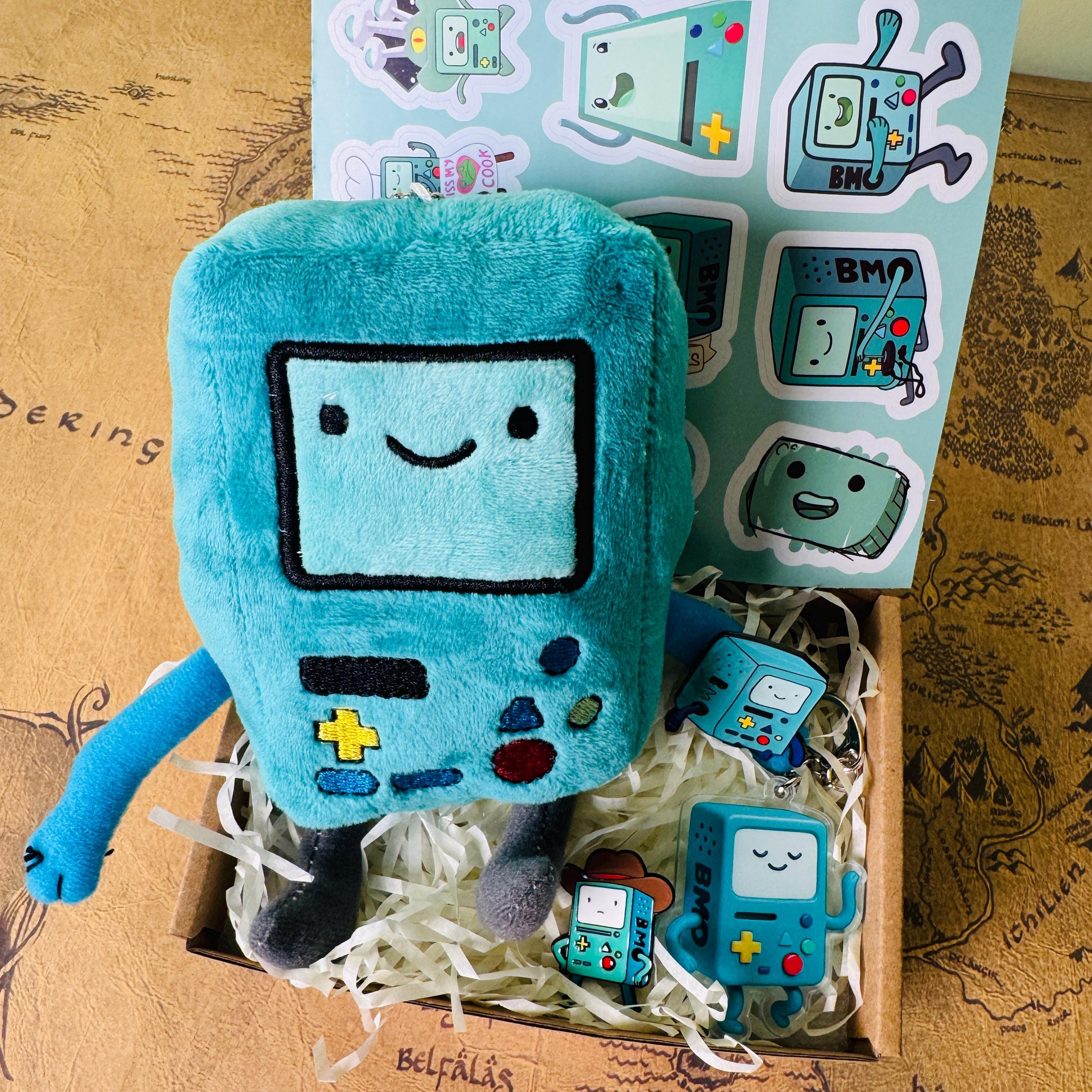 Adventure Time BMO Plush Gift Box , Cute Game Console Doll , Cartoon ...