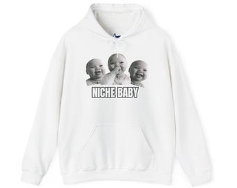 Niche Baby Folk Son Hoodie | Brainrot GenZ Reels Meme Shirt, Streetwear Street Style, Funny Sweatshirt, Gift for Friends