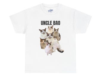 Uncle Bao Bao Cat Collage T Shirt | Cat Lover Shirt, Famous Instagram Cats Shirt, Uncle Bao Bao, Funny Meme Brainrot Cat GenZ